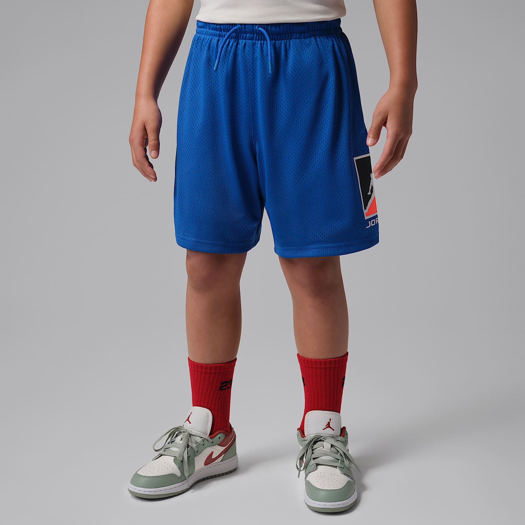 Jordan Older Kids' Brooklyn Baseline Mesh Shorts. Nike UK